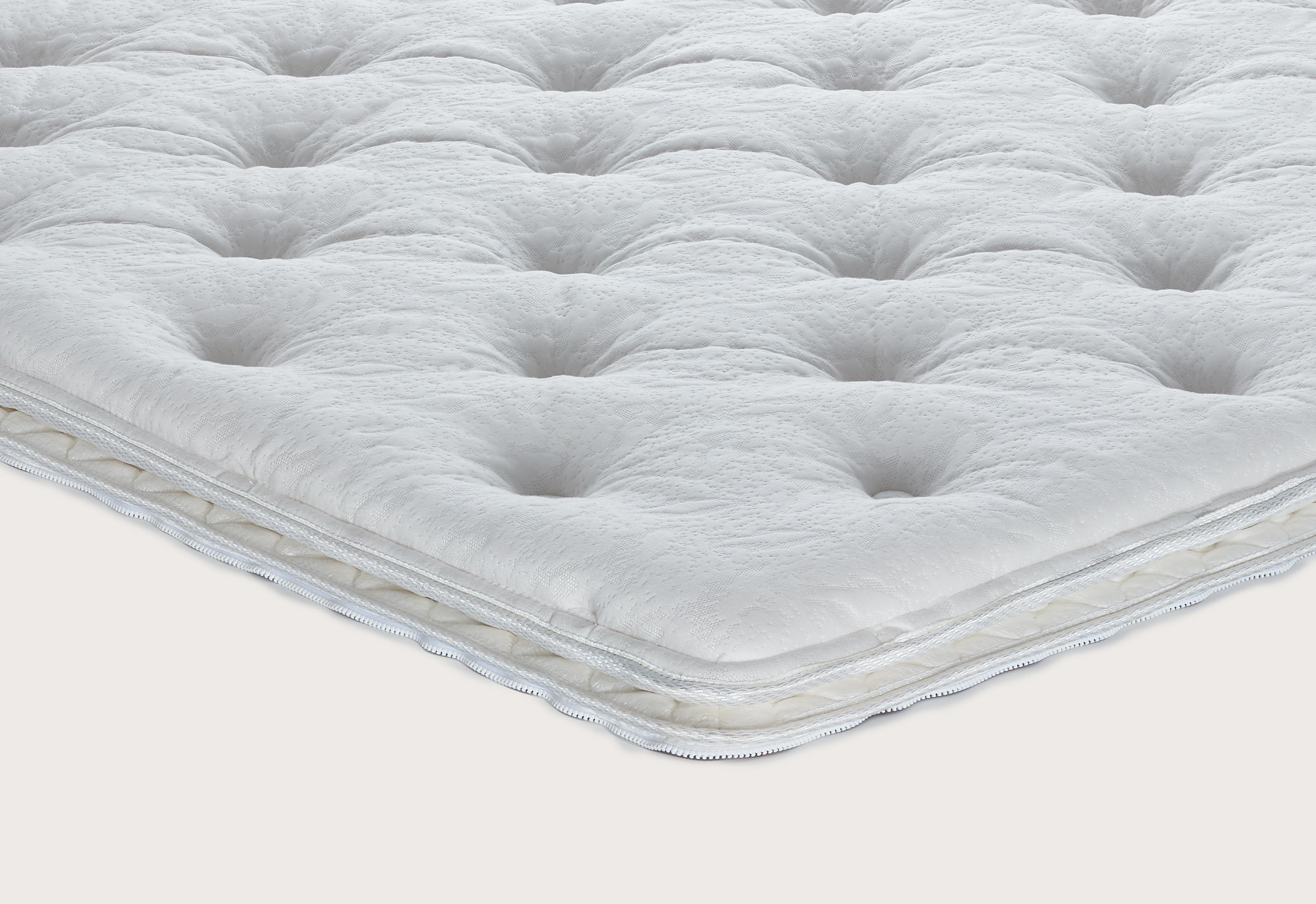 Sterling Sleep aloe vera quilted fabric close up