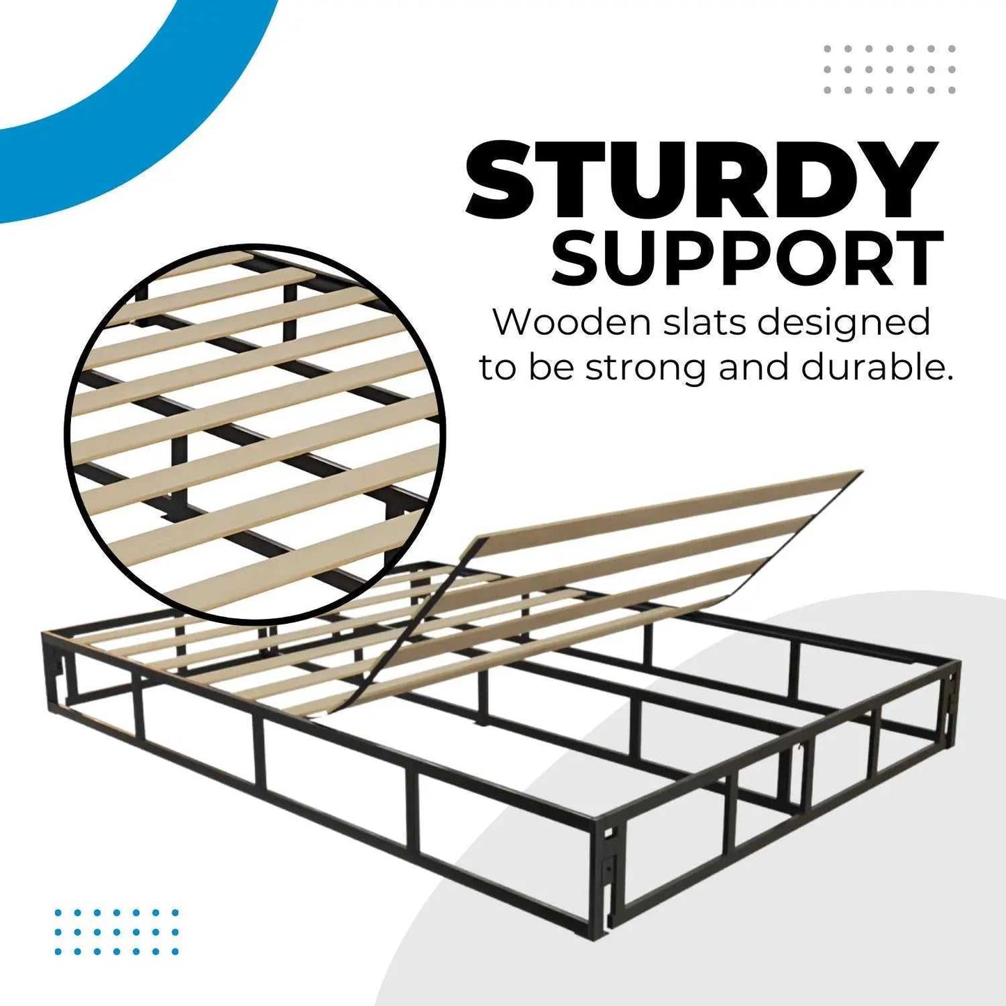 Multi-Use Foundation- Steel Bed Base / Foundation with Cover Boyd Specialty Sleep